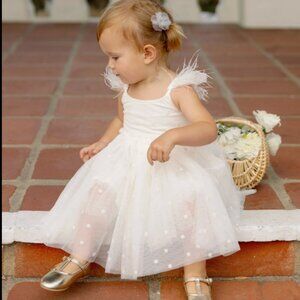 Noralee Poppy Dress Ivory 2T